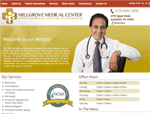 Tablet Screenshot of millgrovemedical.com